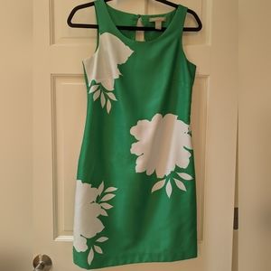 Banana Republic green shift dress, size 0